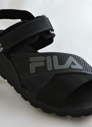 Мужские кожаные сандали fila +подарок!!!