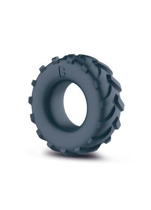 Эрекционное кольцо boners tire cock ring - grey