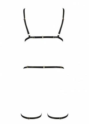 Портупея-стрепы на все тело indica - passion exclusive l/xl черный ( ps27201 ) feromon