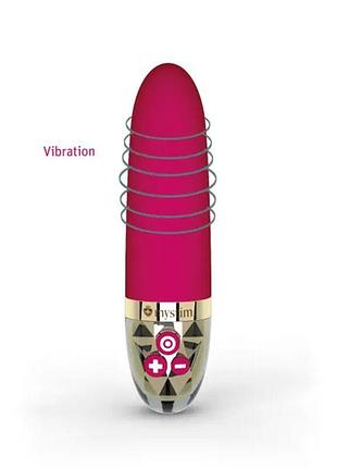 Вибратор mystim sleak freak pink, 8 режимов, внутренняя и внешняя стимуляция 4