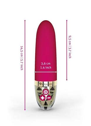 Вибратор mystim sleak freak pink, 8 режимов, внутренняя и внешняя стимуляция 5