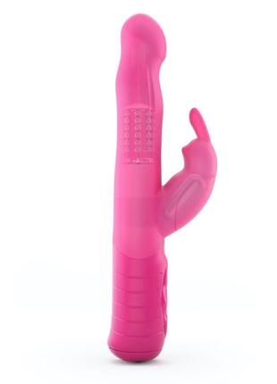Вібратор-кролик dorcel baby rabbit magenta 2.0 з перлинним масажем і обертовою головкою