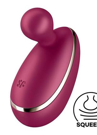 Вибратор для наружной стимуляции satisfyer spot on 1 berry, гибкий отросток