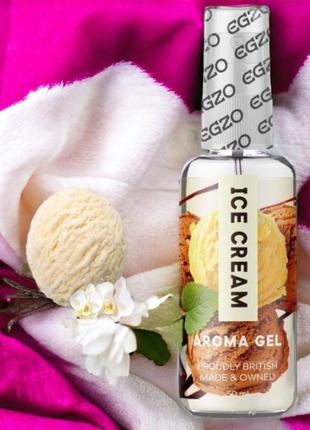 Їстівний гель-лубрикант egzo aroma gel -ванільне морозиво, 50 мл