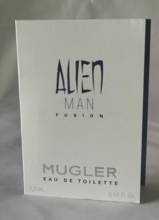 Thierry mugler alien man fusion eau de toilette туалетная вода , 1,2 ml