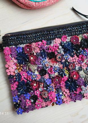 Клатч з квітами accessorize 2