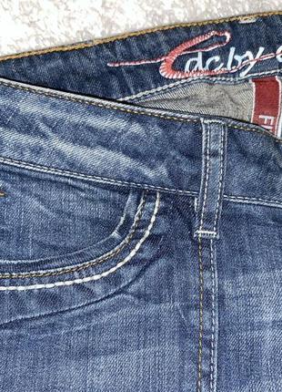 Шикарные джинсовые шорты  оригинал бедровки бренд edc 1998 five bootcut  все лого выбиты7 фото