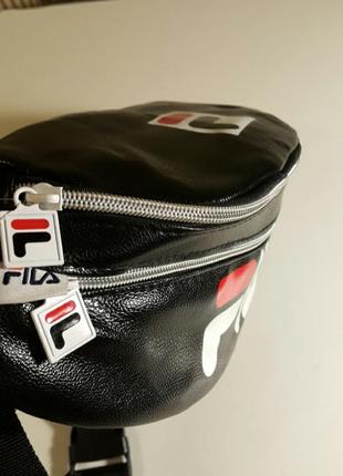 Большая бананка fila спортивная сумка фила на пояс на плечо барсетка3 фото