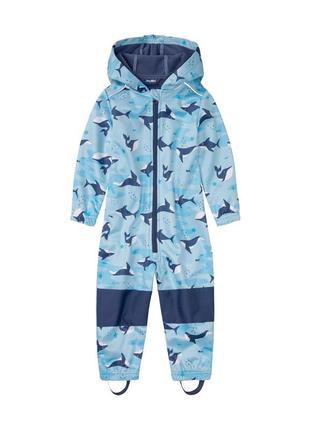 Комбинезон-дождевик softshell / софтшелл для мальчика lupilu 378009 122-128 см (6-8 years) голубой1 фото