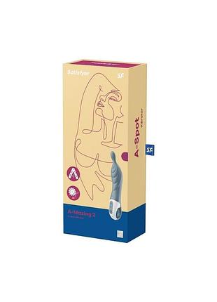 Вибратор для точки а satisfyer a-mazing 2 grey 4