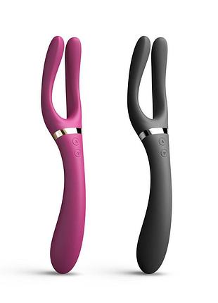 Вибратор-стимулятор dorcel infinite joy black, многофункциональный, унисекс 7