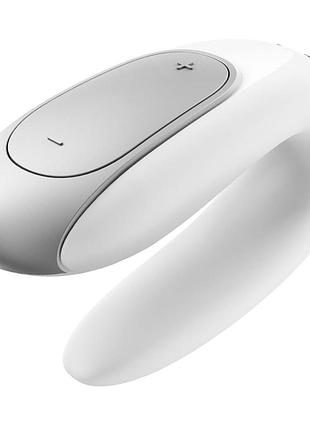 Смарт-вибратор для пар satisfyer double fun (white) feromon 4