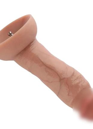 Гиперреалистичный фаллоимитатор для секс-машин hismith hyper realistic silicone dildo, kliclok 4