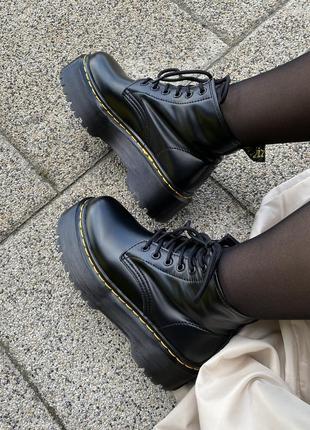 Женские ботинки dr.martens jadon ankle black (термо)36-37-38-40-4110 фото