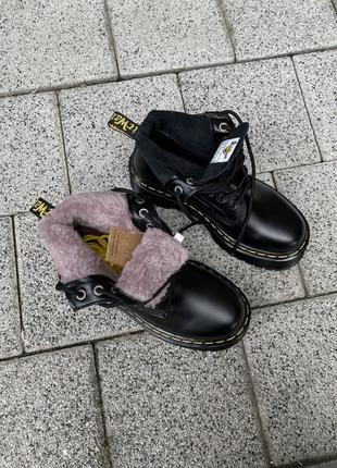 Жіночі черевики dr.martens jadon ankle black (термо)36-37-38-40-418 фото