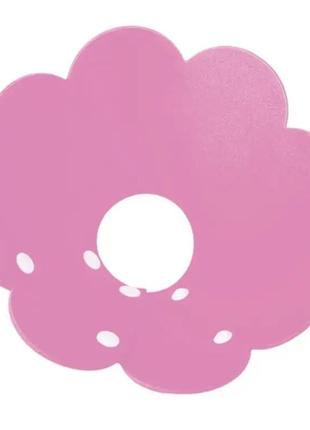 Воротник-ошейник "для заживления ран" для собак и кошек pink flower size s7 фото