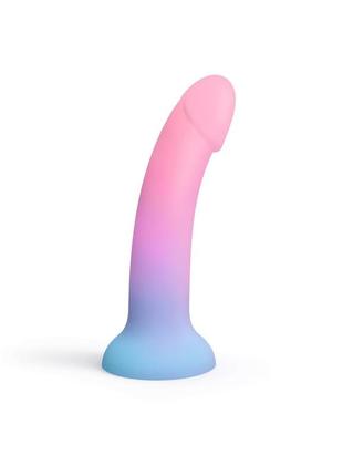 Фалоїмітатор із кольоровим градієнтом love to love dildolls — utopia ультрам'який feromon