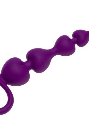 Анальні кульки alive go pearl, силікон, макс. діаметр 3,1см feromon