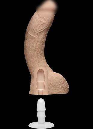 Фаллоимитатор doc johnson jeff stryker white - ultraskyn, диаметр 5,4см, vac-u-lock 2