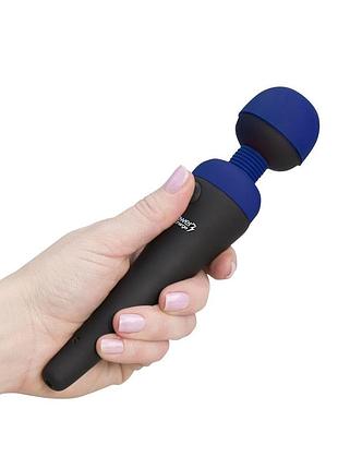 Вибромассажер palmpower recharge blue, перезаряжаемый, гибкая головка, тревел-замок 6