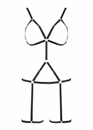 Портупея-стрепы на все тело indica - passion exclusive s/m черный ( ps27202 ) feromon