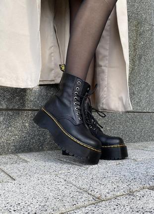 Жіночі черевики dr.martens jadon black (термо)36-38-39-40-414 фото