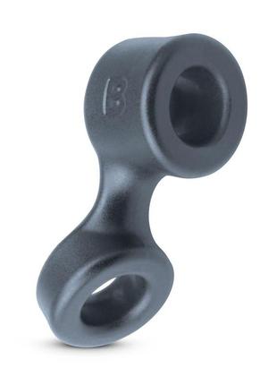 Эрекционное кольцо boners cock ring and ball stretcher - grey