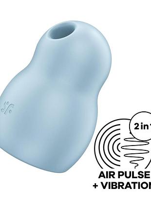 Вакуумный стимулятор satisfyer pro to go 1 blue feromon