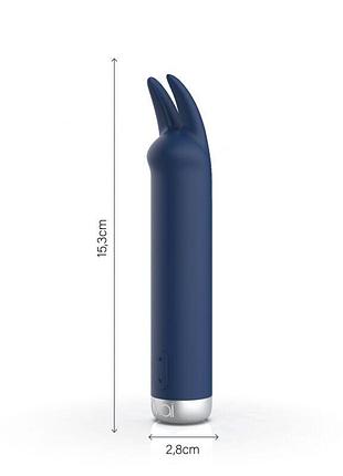 Вибратор для клитора mai bunny, упругие ушки, особо мощный 2