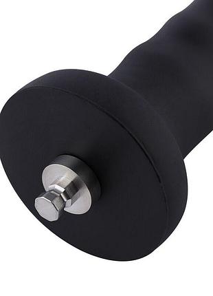 Силиконовый фаллоимитатор для секс-машин hismith 7.1″ anal dildo black, система kliclok 4