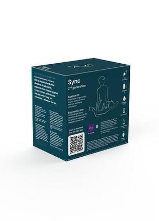 Смарт-вибратор для пар we-vibe sync 2 green velvet, 10 виброрежимов, пульт ду 10