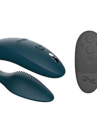 Смарт-вибратор для пар we-vibe sync 2 green velvet, 10 виброрежимов, пульт ду 2