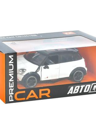 Машина ap-1911 (8шт) автосвіт,1:24 mini cooper s countryman,метал,17см, відкриваються двері та капот, гумові