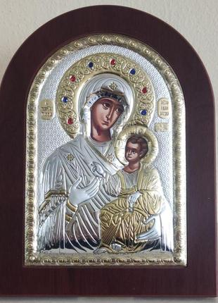 Грецька ікона prince silvero божа матір іверська 15x21 см ma/e1134bx 15x21 см