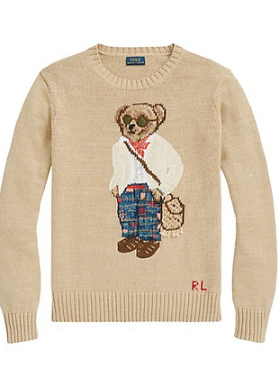 Той самий светр, джемпер із ведмедиком у стилі polo ralph lauren