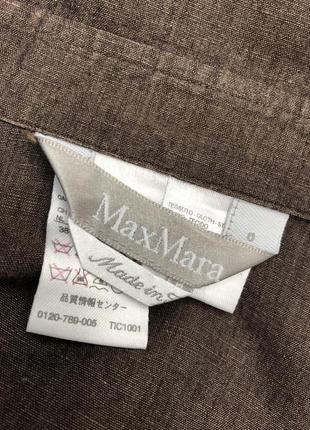 Винтаж,льняной жакет,пиджак на запах,блуза,рубаха,люкс бренд,оригинал,max mara7 фото
