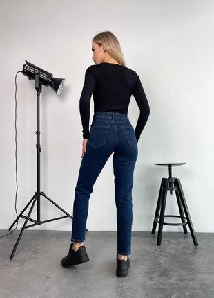 Женские базовые укороченные джинсы6 фото