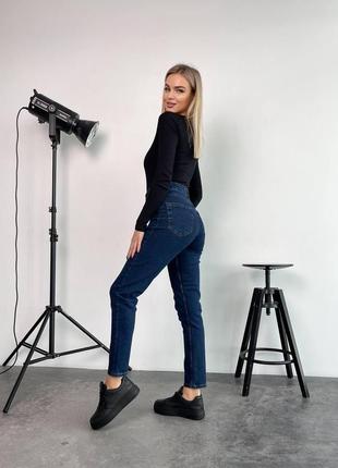 Женские базовые укороченные джинсы2 фото