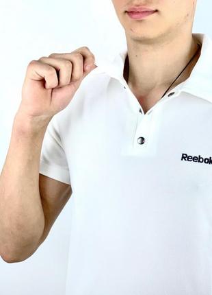 Футболка polo reebok білий