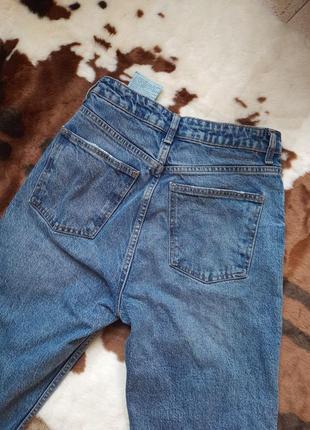 Крутые базовые джинсы zara mom, момы, высокая посадка5 фото
