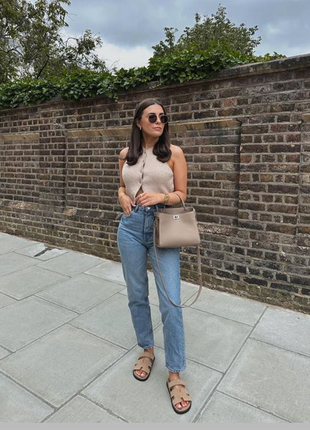 Круті джинси zara mom, база кожного гардероба, висока посадка