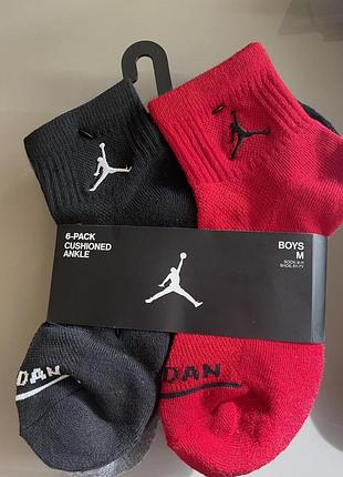 Набір спортивних шкарпеток legend jordan розмір 37,5-40 із 6 штук4 фото