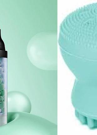 База под макияж трехцветная праймер jomtam contour color isolation 3в1 + силиконовая щеточка осьминог