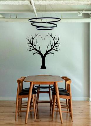 Декоративное настенное 3d панно «дерево сердце» декор на стену с объемом3 фото