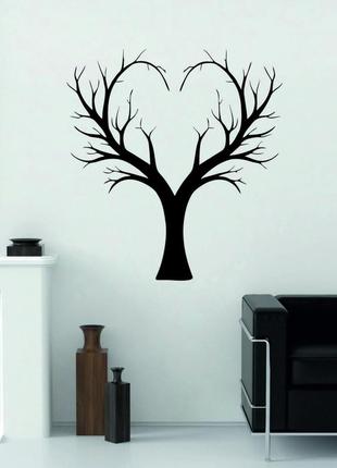 Декоративное настенное 3d панно «дерево сердце» декор на стену с объемом2 фото