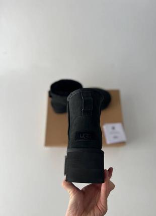 Уггі угги угг ugg mini platform suede black6 фото