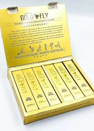 Збудливі краплі gold fly (шпанська мушка)