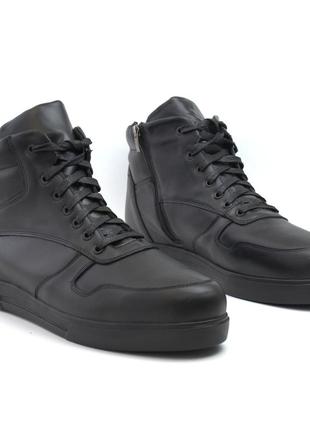 Легке шкіряне чоловіче взуття великих розмірів 46 47 48 rebaka sl leather bs зимові чоловічі кросівки на хутрі1 фото