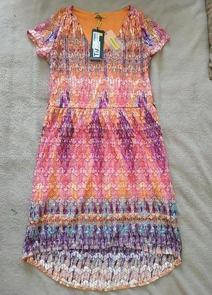Розпродаж!яскраве літнє плаття, нове, р12-145 фото