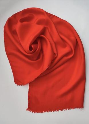 Шелковый шарф, 100% шелк шов роуль.